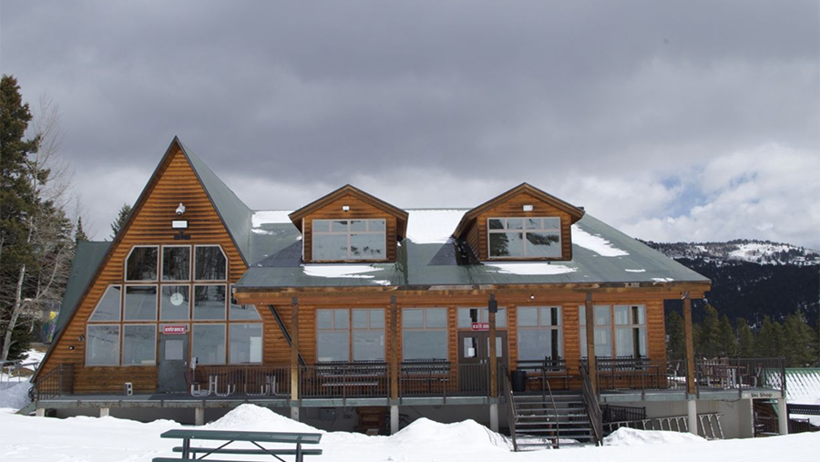 The Beaver Mountain lodge