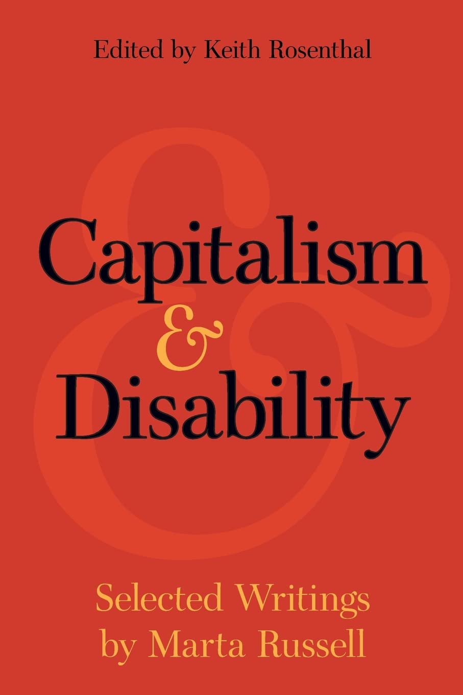 capitalism and disability book jacket