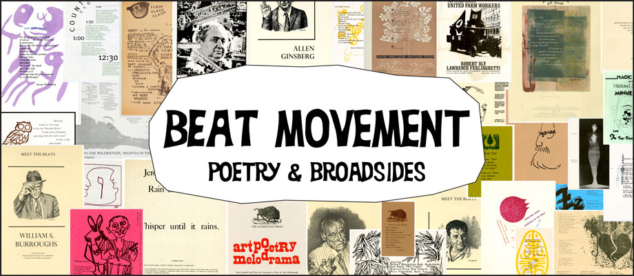 Beat Movement: Poetry & Broadsides