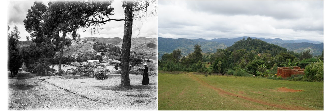 Photographs of a Trappist monastery at Gare, Tanzania in the 1910s and 2016